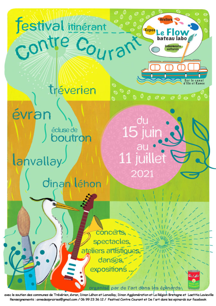 Affiche festival Contre Courant 2021