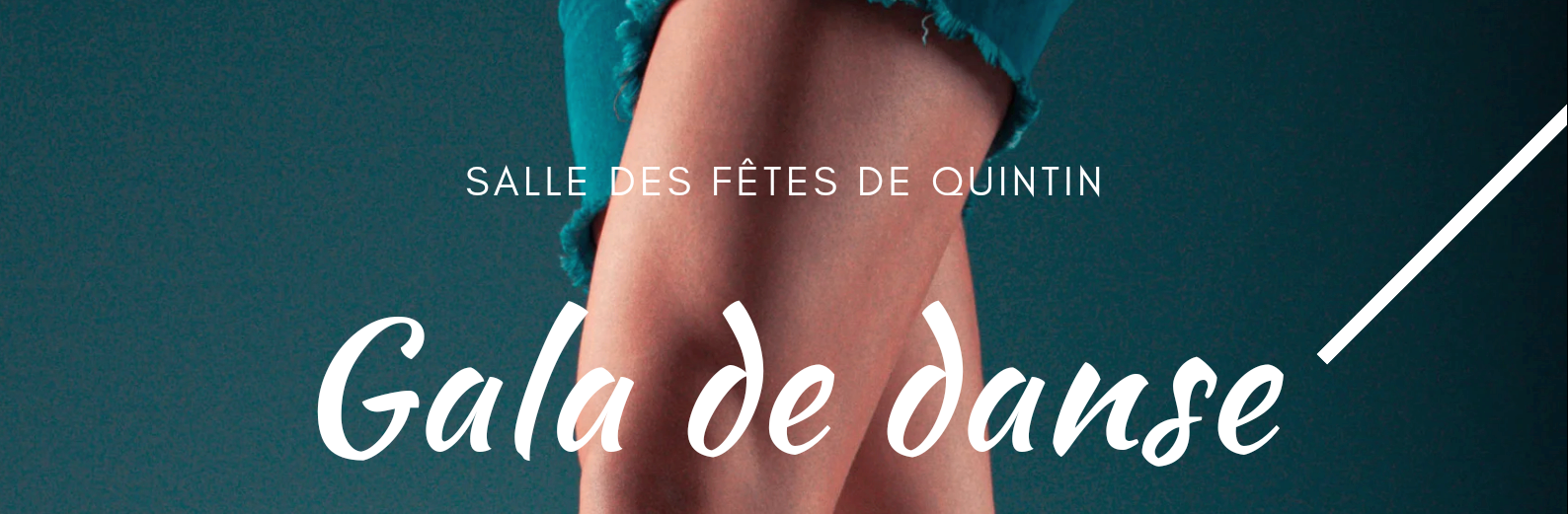 Affiche gala de danse MJC Quintin